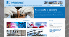 Desktop Screenshot of evaporation.fr