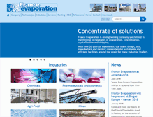 Tablet Screenshot of evaporation.fr